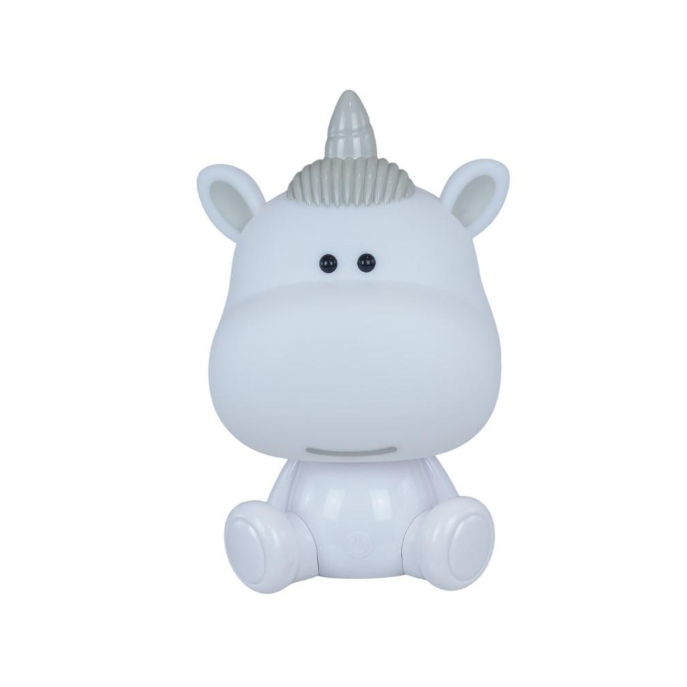 LAMPADA UNICORNO BIANCA 20X18X25